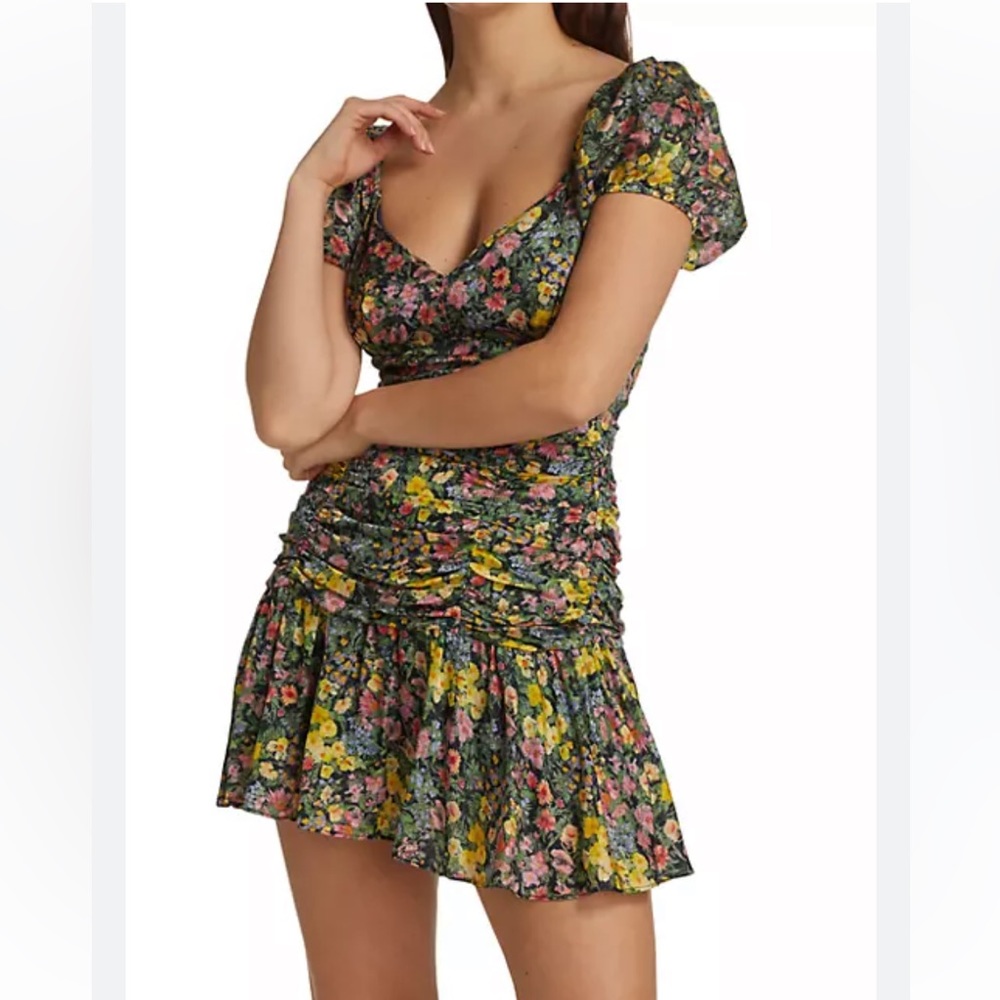 LoveShackFancy Ambrette Ditsy Floral Mini Dress 💐